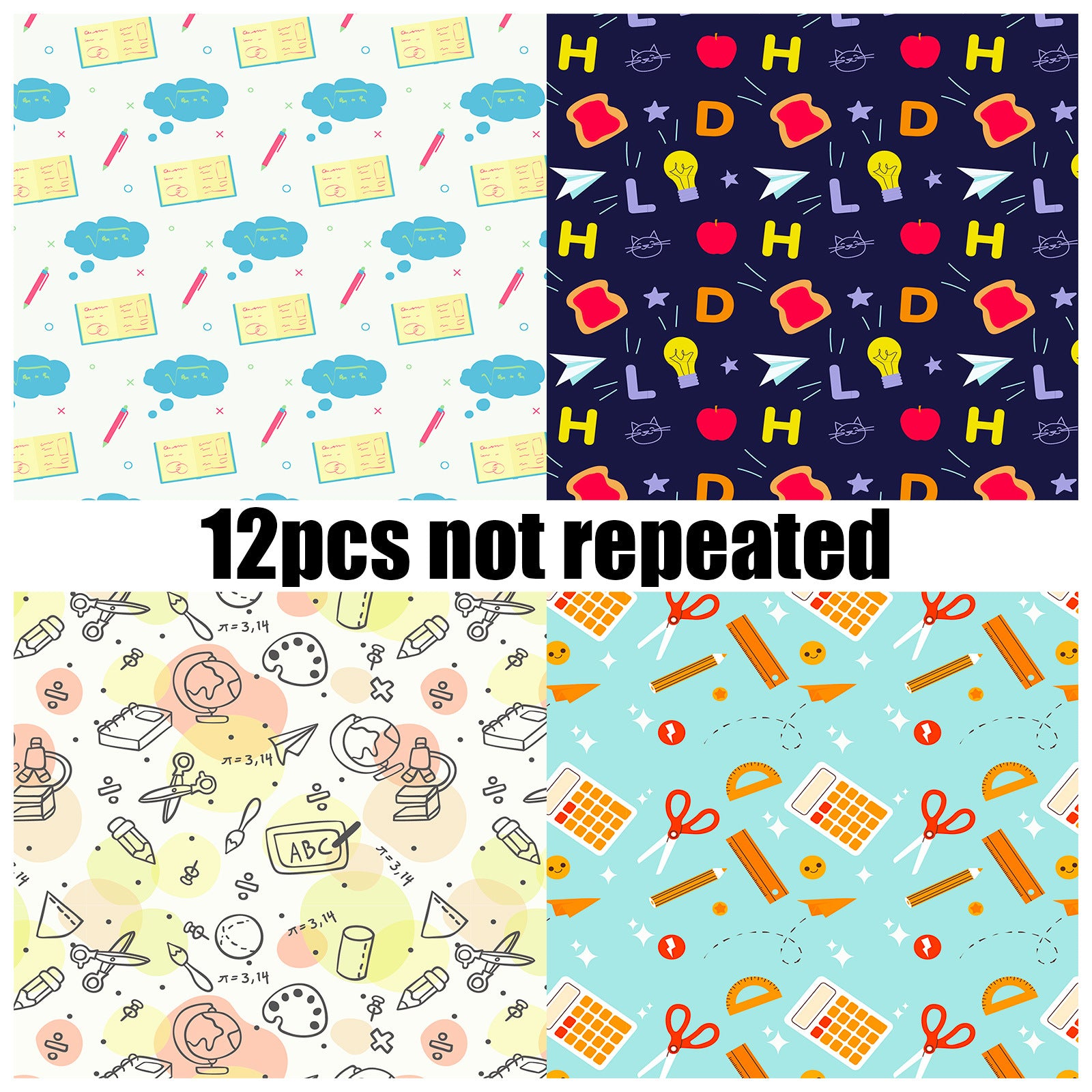 6 inch Teacher's Day Scrapbook Paper Pad PA794