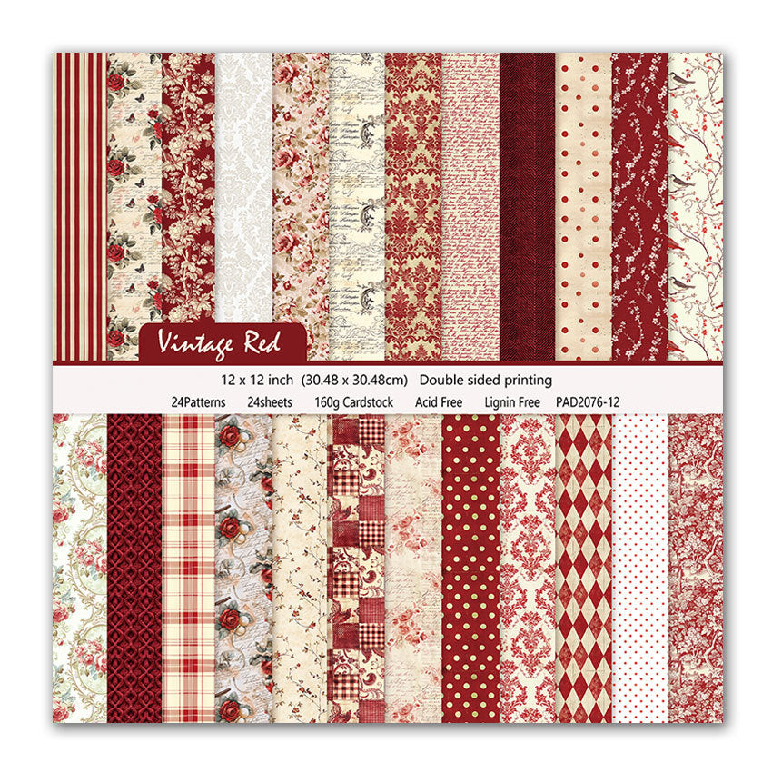 6 inch Scrapbook Paper Pad for Craft PA076