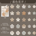 25 Pcs Cutout Paper Flowers XHXL