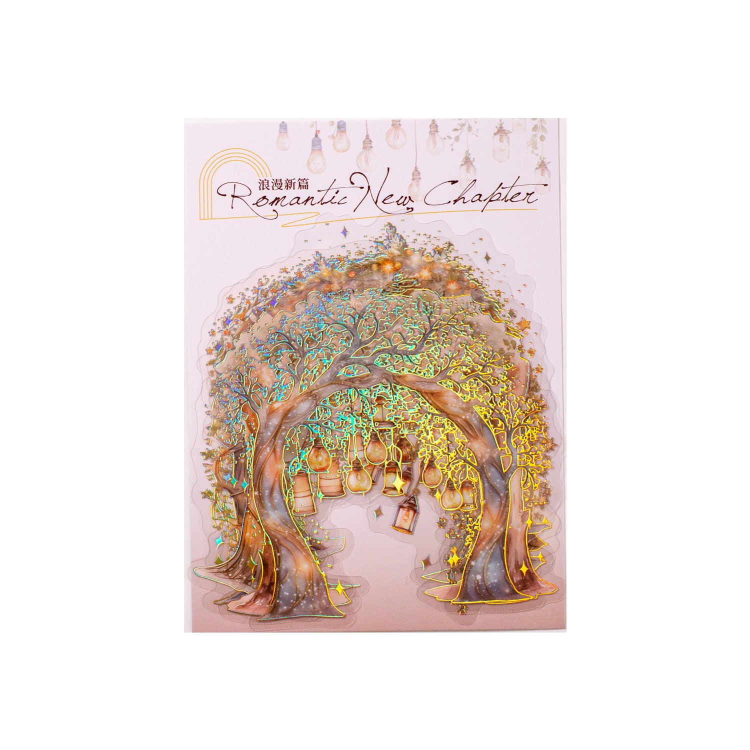 6 Pcs Romance Arch PET Stickers LMXP