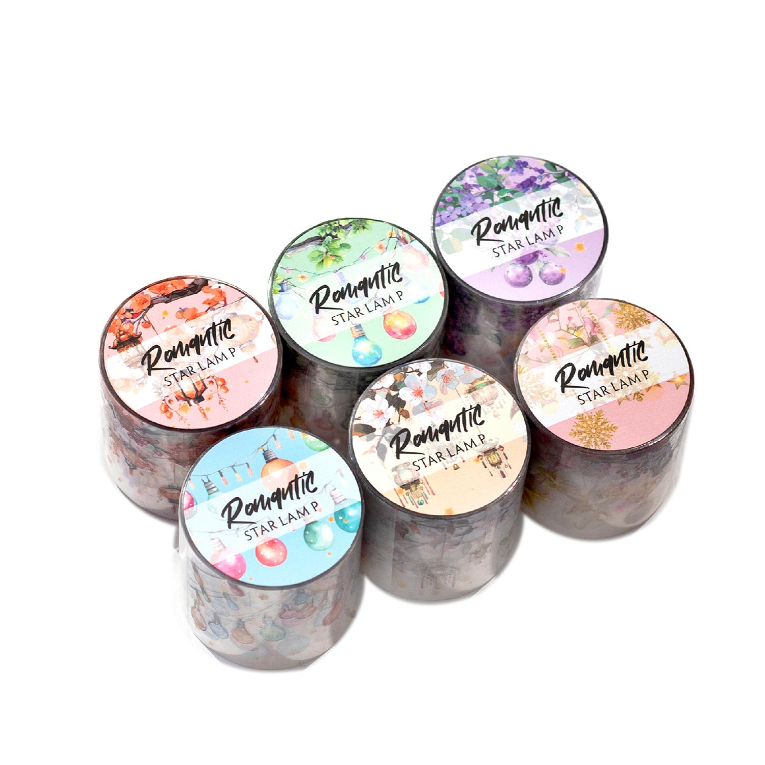 1 Roll Glitter Light Lamp PET Tape LMXD