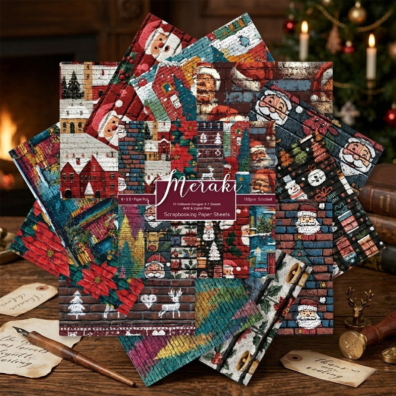 6 inch Christmas Wall Scrapbook Paper Pad SKP3012