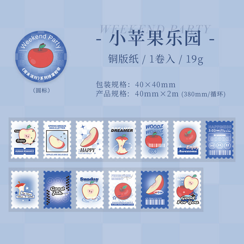 1 Roll Postage Stamp Stickers ZMPD