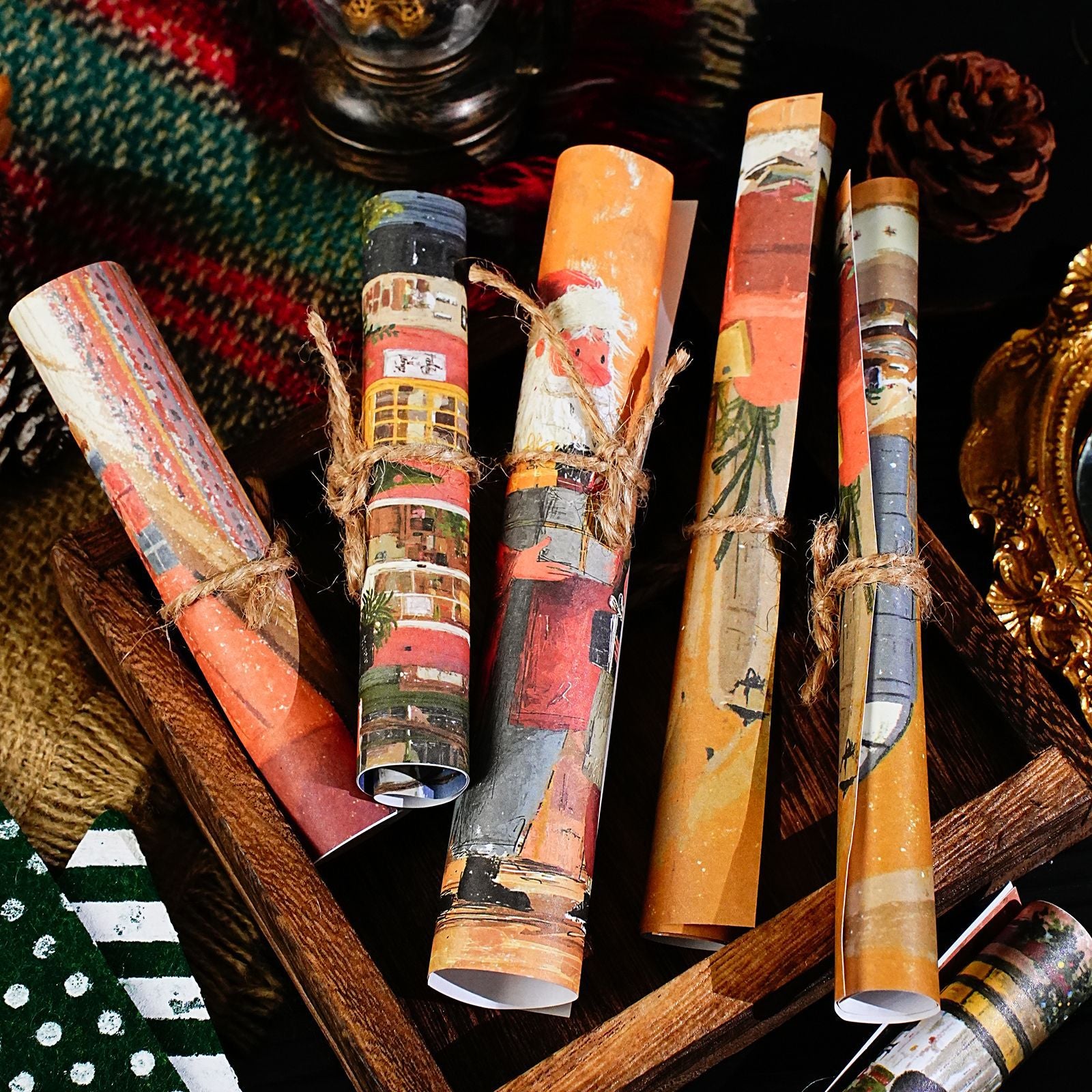 20 Pcs Christmas Night Journal Paper SDZY