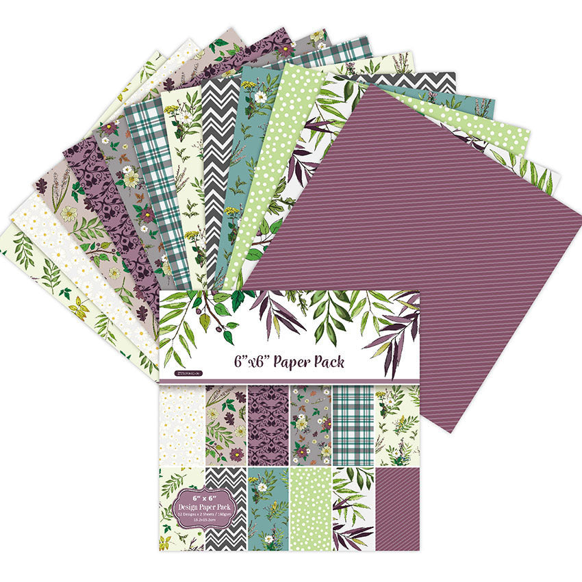 6 inch Scrapbook Paper Pad JYY60206