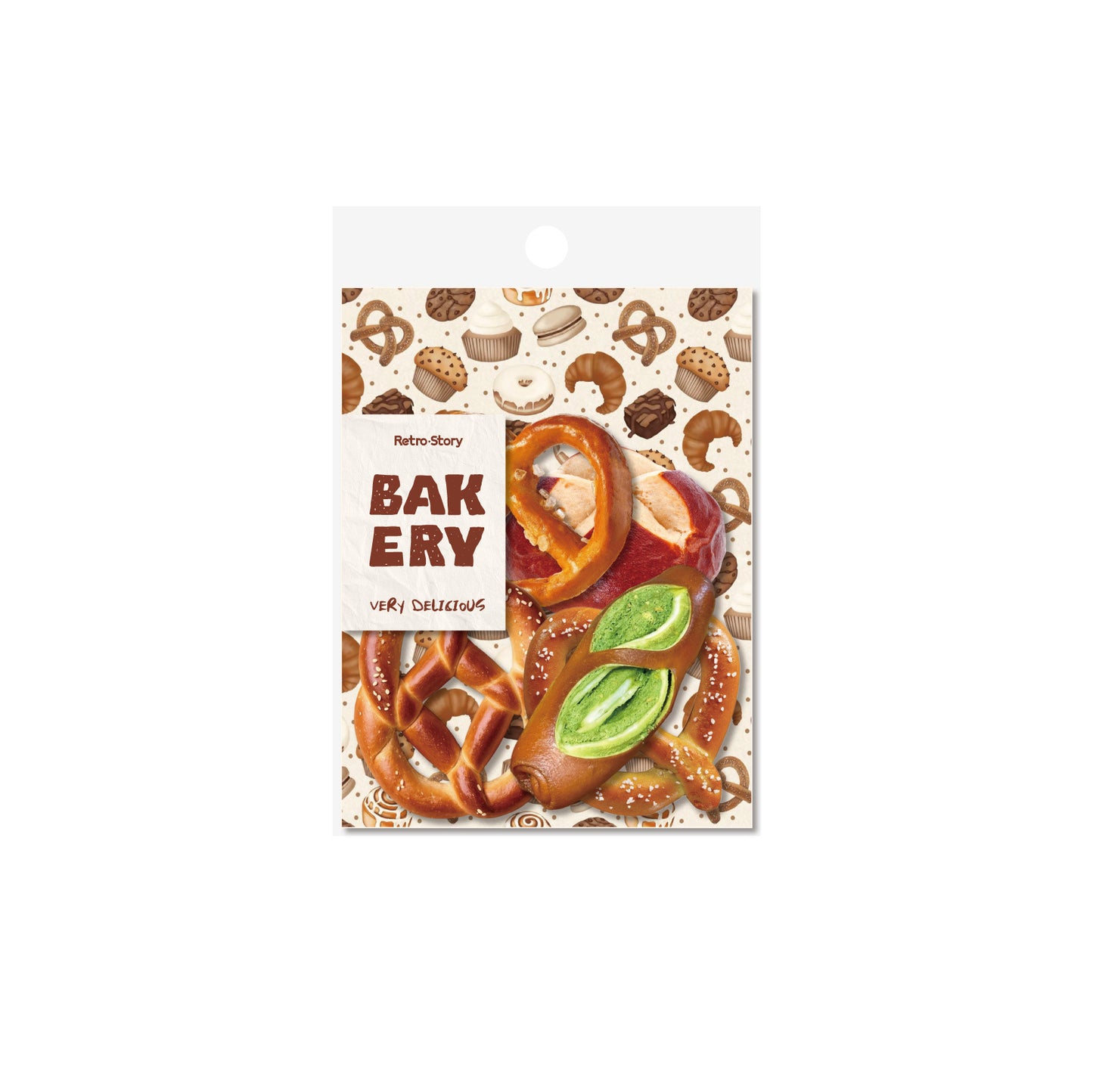 14 Pcs Baking Themed Journal Paper and Stickers MBWX