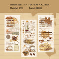 3 Sheets Love Letter Theme Transfer Stickers QSXY
