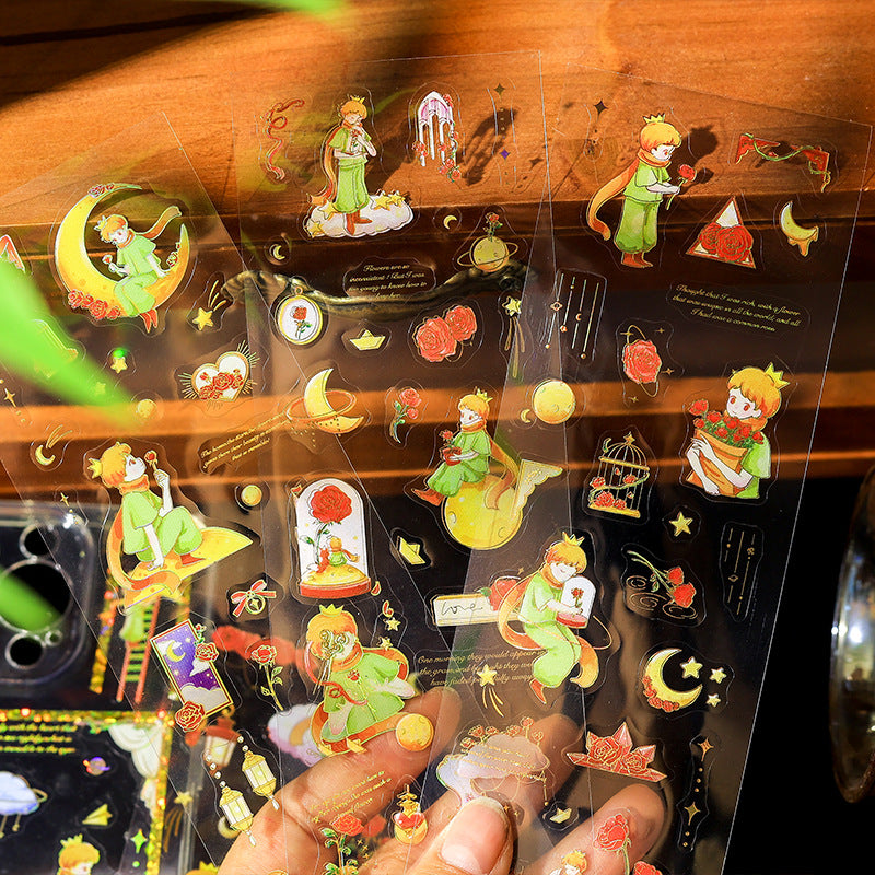 4 Sheeets Little Prince PET Stickers XHXC