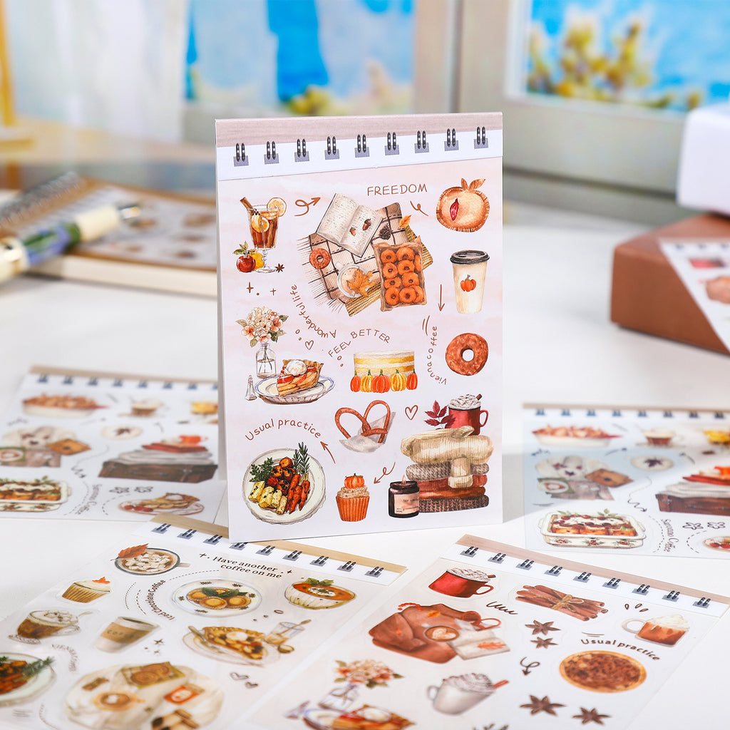 18 Sheets Lifestyle Stickers Book SHBJ