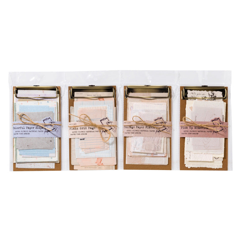 30 Pcs Basic Vintage Junk Journal Paper ZJSG