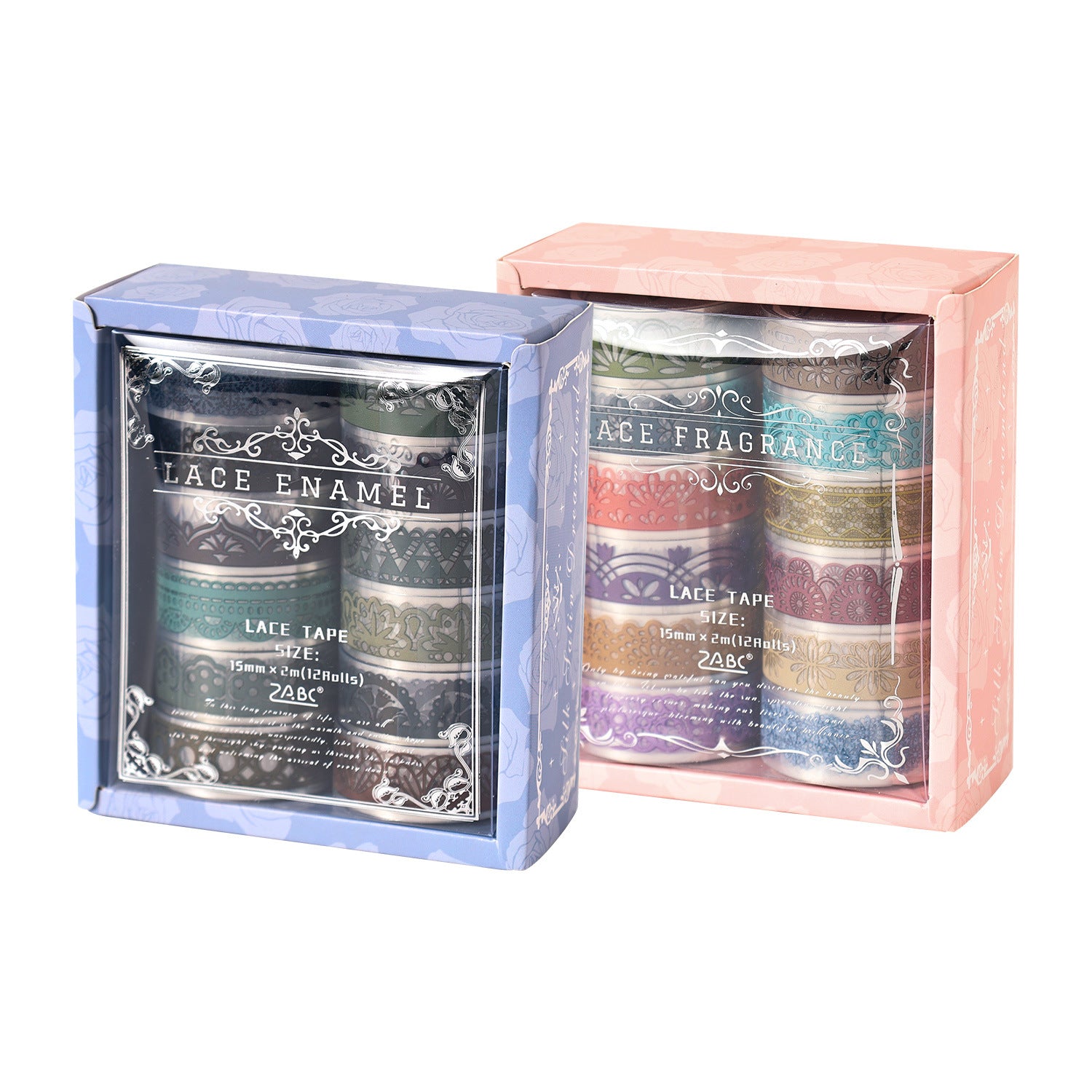 12 Rolls Lace PET Tape Set SDMJ