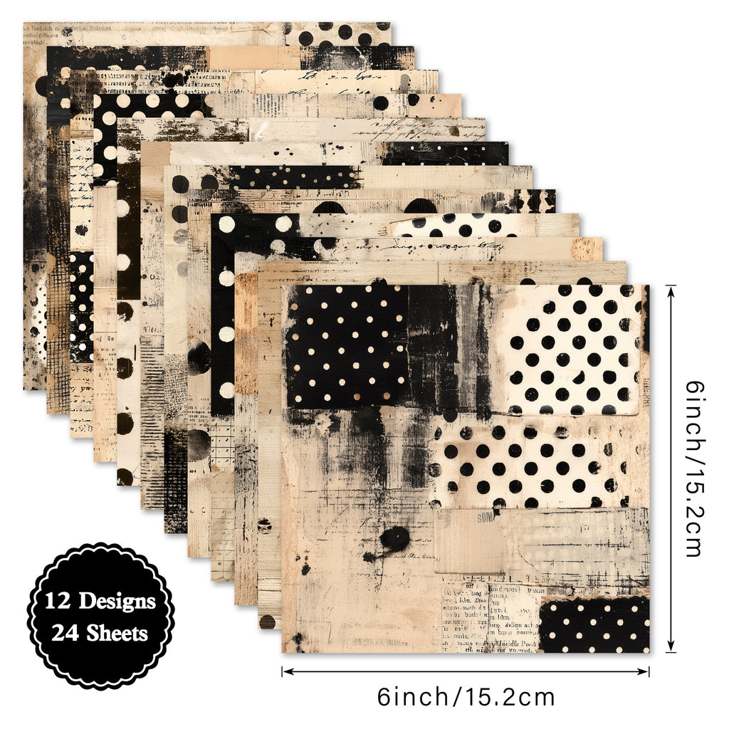 6 inch Scrapbook Paper Pad SKP017B