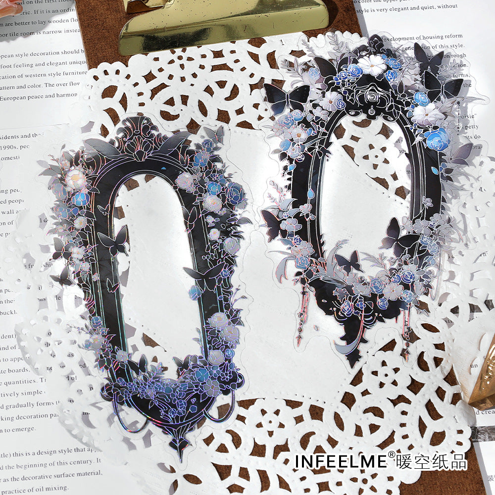 10 Pcs PET Frame Stickers MJMJ