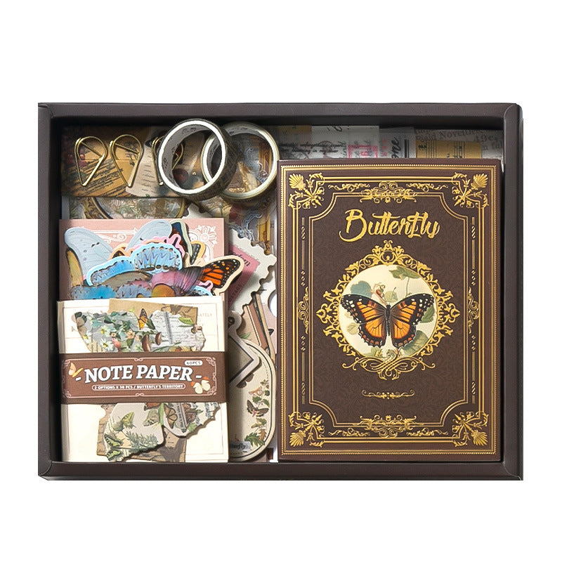 140 Vintage Scrapbook Gift Set HDNJ