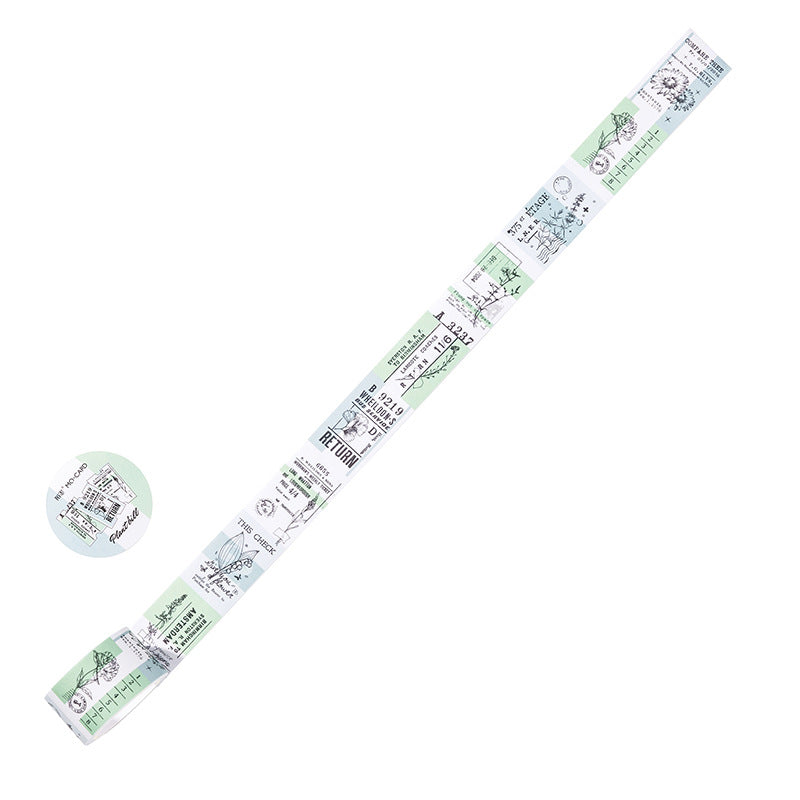 1 Roll Postage Stamp Stickers Tape YPSD
