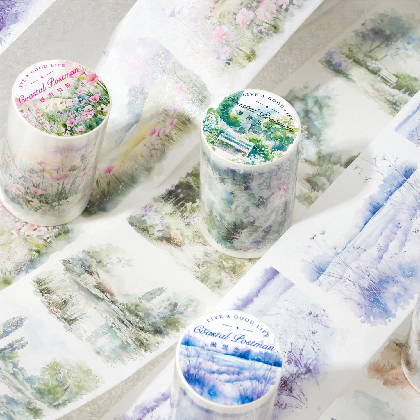 1 Roll Nature Landscape Washi Tape BJSF