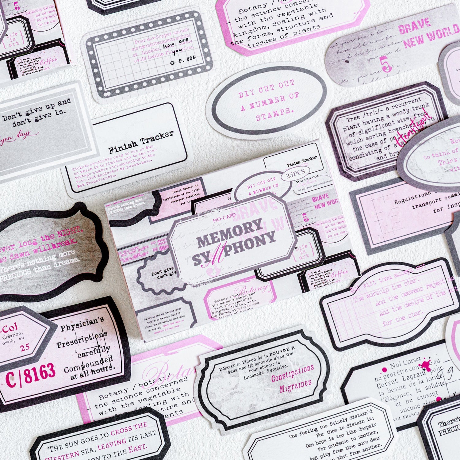 25 Pcs Planner Label Stickers HMBJ