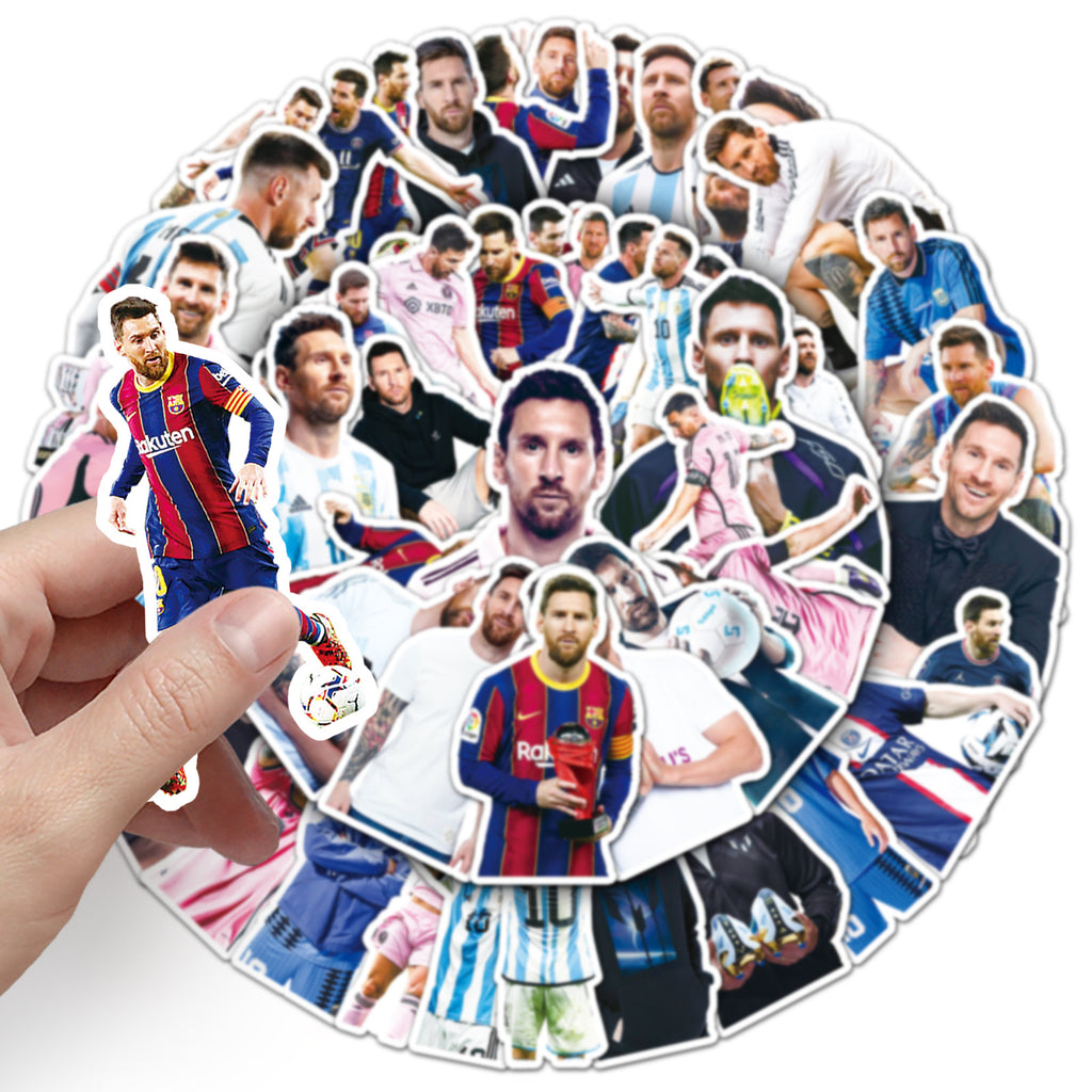 50Pcs Football Theme Waterproof Vinyl Stickers STY13