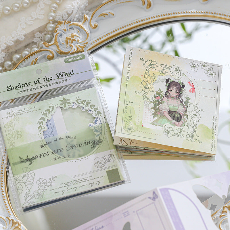 10 Pcs Hollow Cutout Journal Paper SCLK