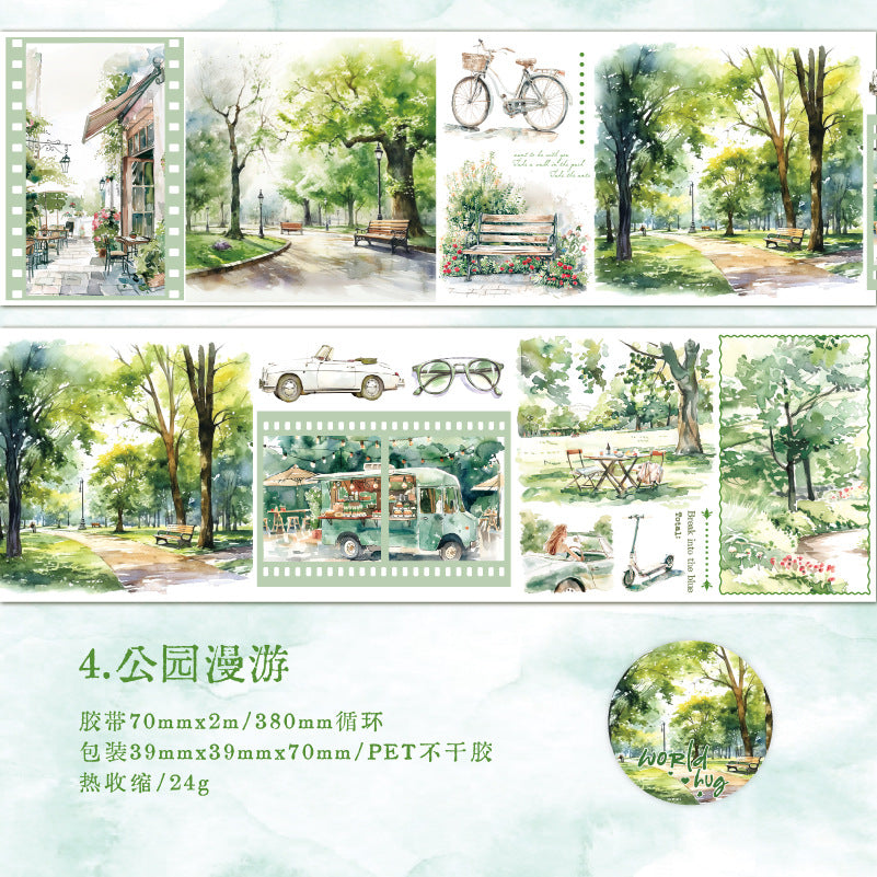 1 Roll Travel Theme Deco Tape YSJYB