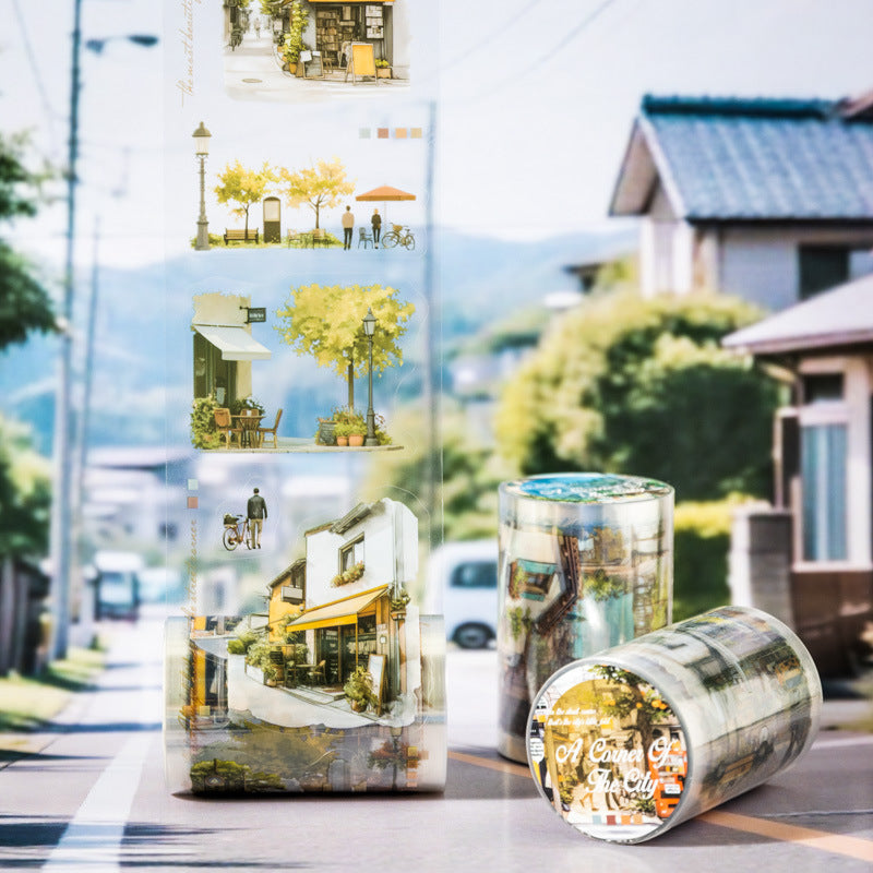 1 Roll City Corner PET Stickers Tape DSYJ