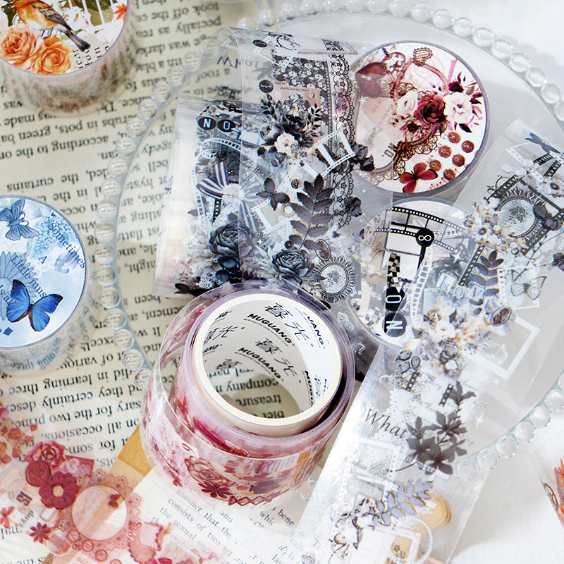 1 Roll Creative Flowers PET Tape QDXQ