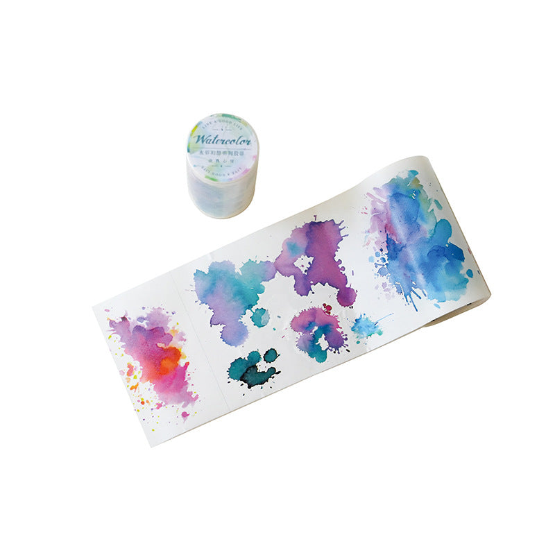 1 Roll Fantasy Watercolor Washi Tape SCHX