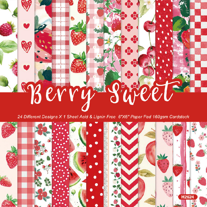 6 inch Scrapbook Paper Pad SKP2624