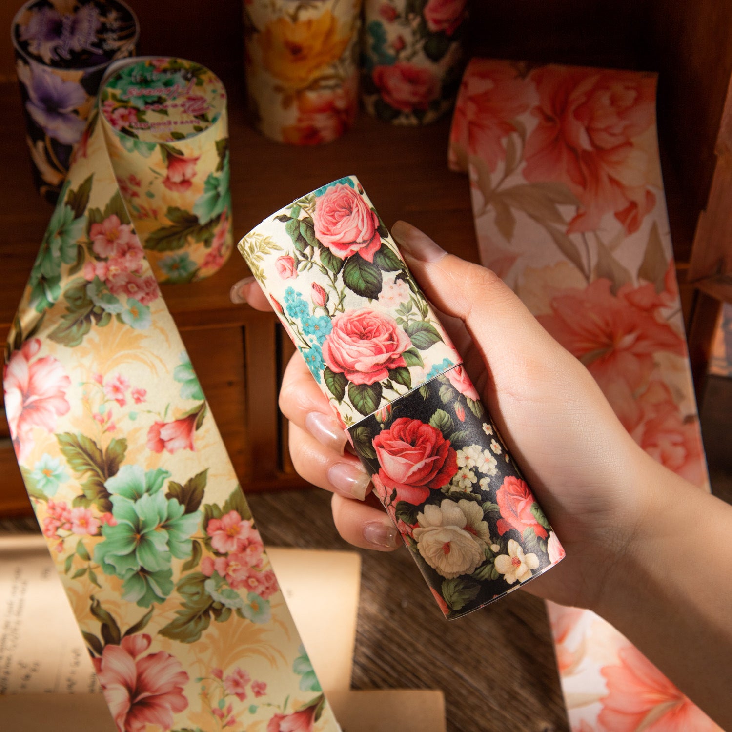 1 Roll Flowers Washi Tape YLSH
