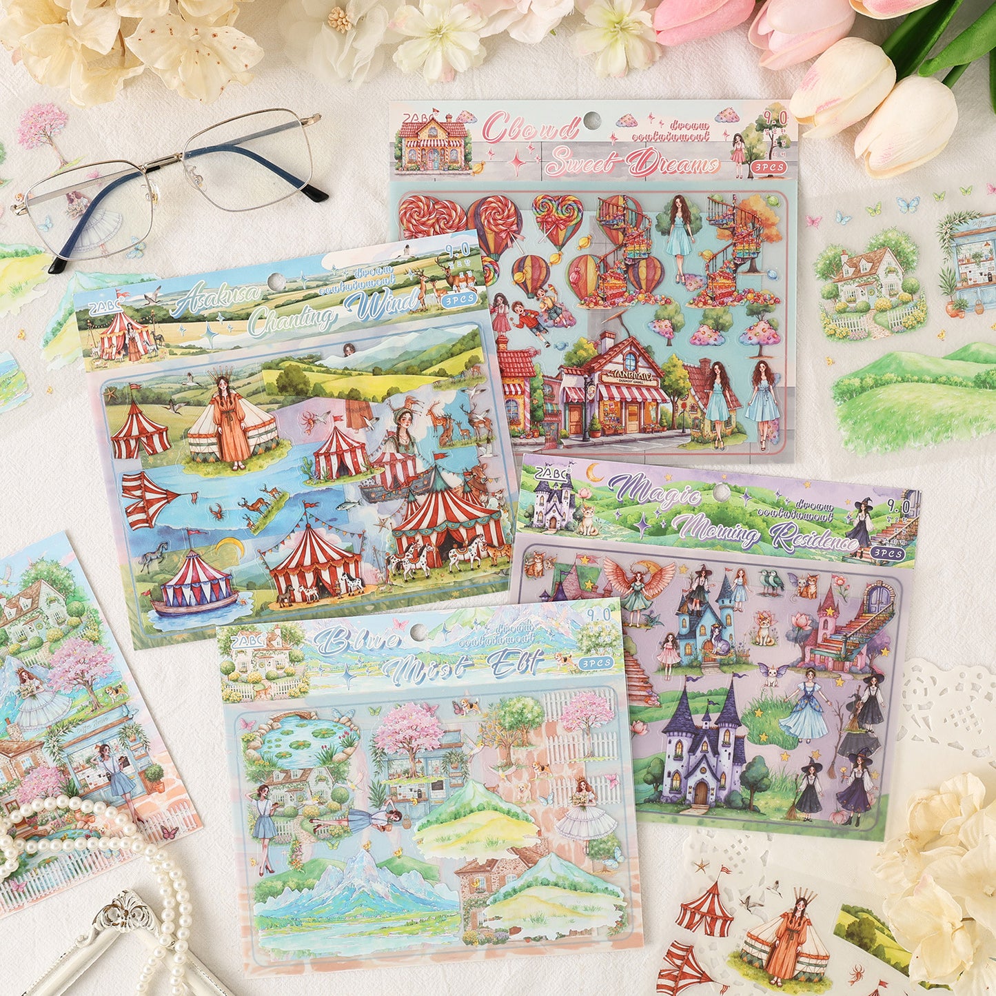 3D Fantasy House DIY Stickers Kit MJSR