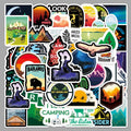 50Pcs Travel Camping Vinyl Stickers TRV24