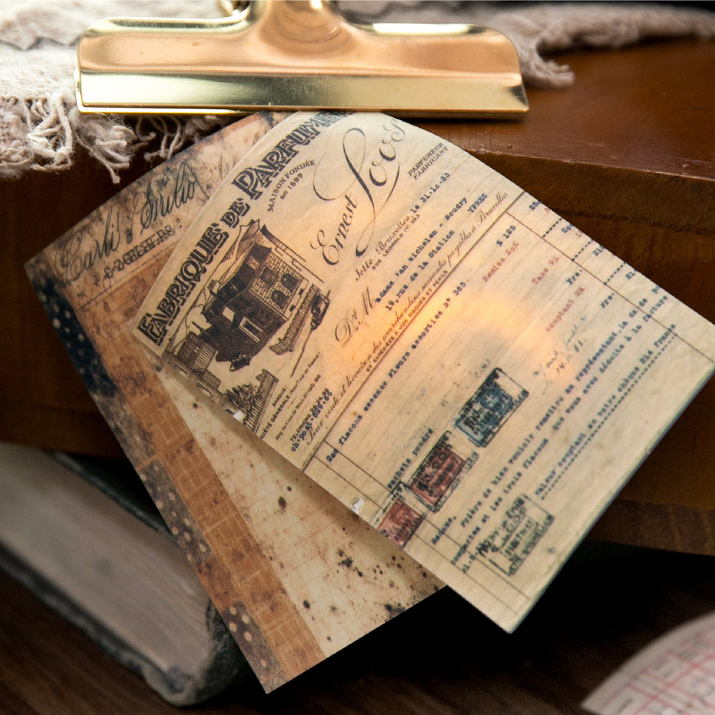 48 Sheets Old Bill Junk Journal Paper JZDX