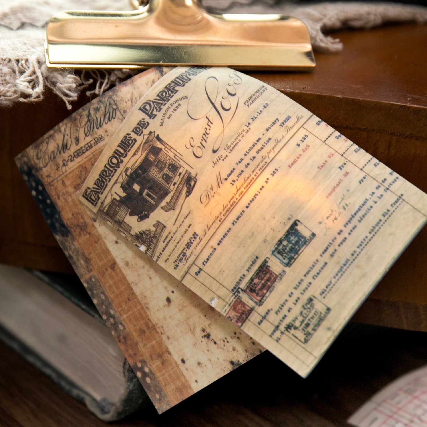 48 Sheets Old Bill Junk Journal Paper JZDX