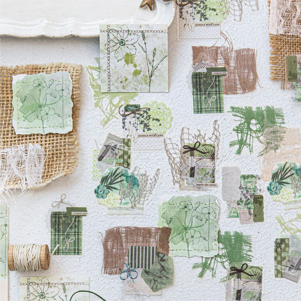 30 Pcs Vintage Journal Stickers PTDY