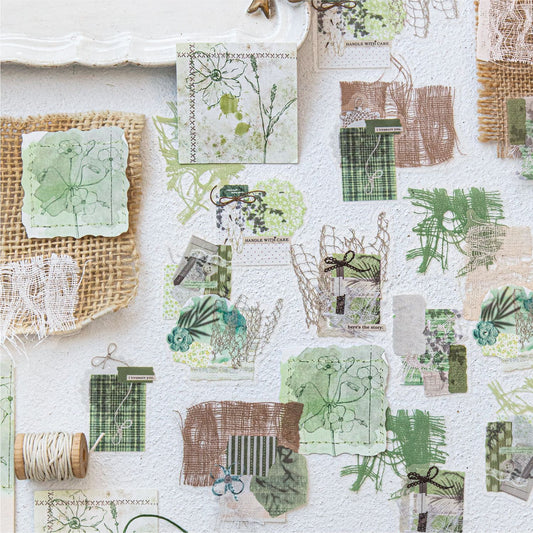 30 Pcs Vintage Journal Stickers PTDY