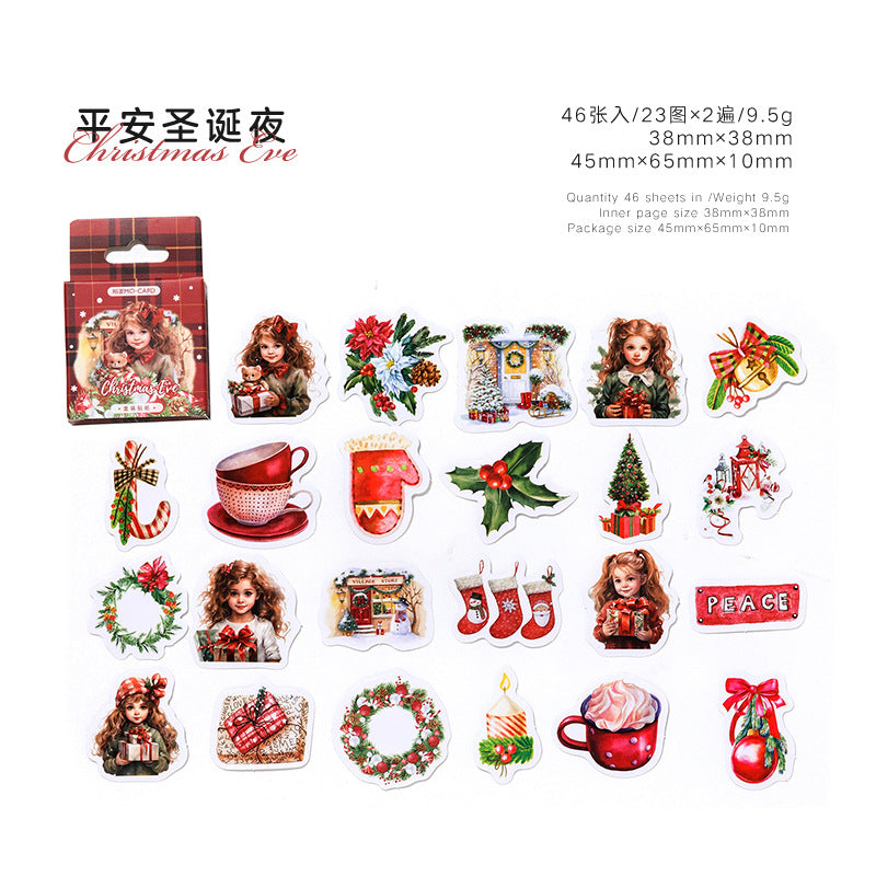 46 Pcs Christmas Stickers LYSD