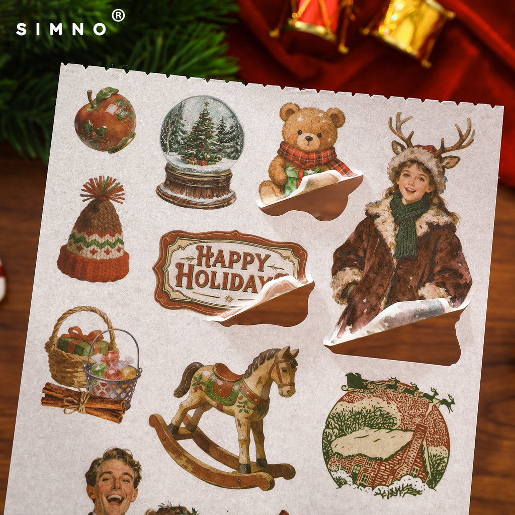 A5 Mixed Material Sticker Book - Winter Wishes