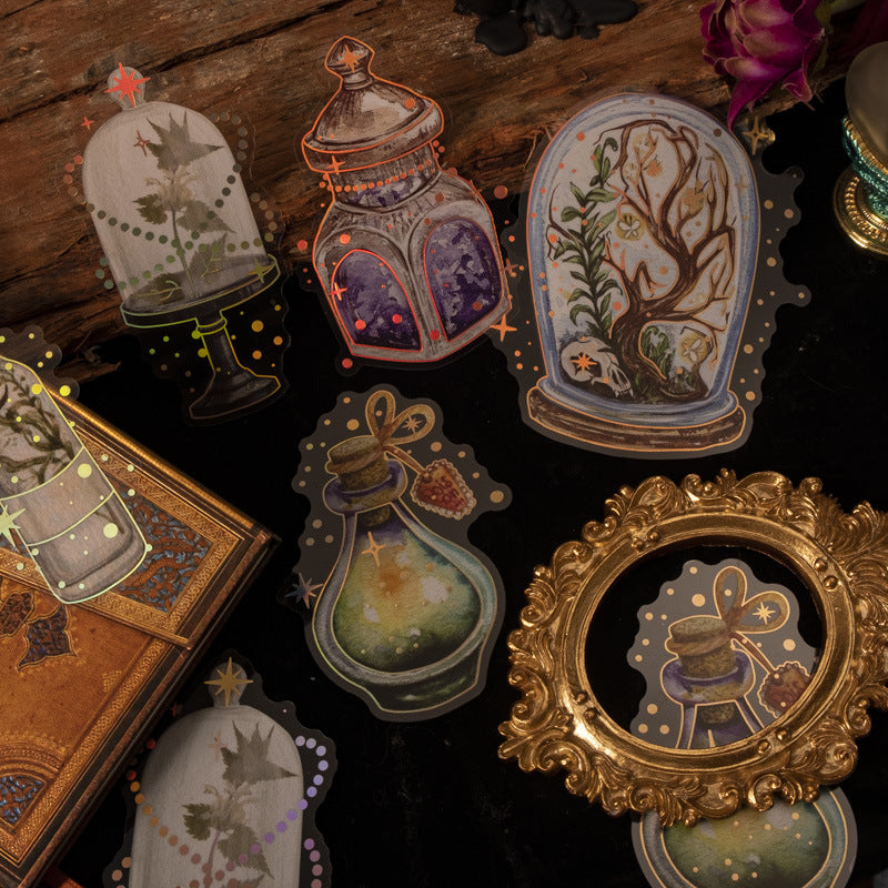 10 Pcs Magic Theme PET Stickers MFJX