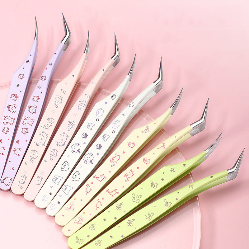 Precision Craft Tweezers with Leather Pouch