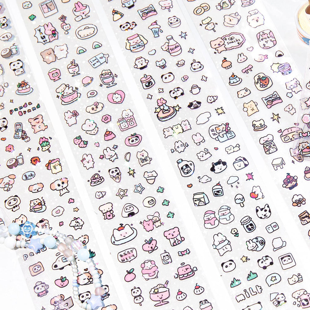 1 Roll Cute PET Stickers Tape KAZX