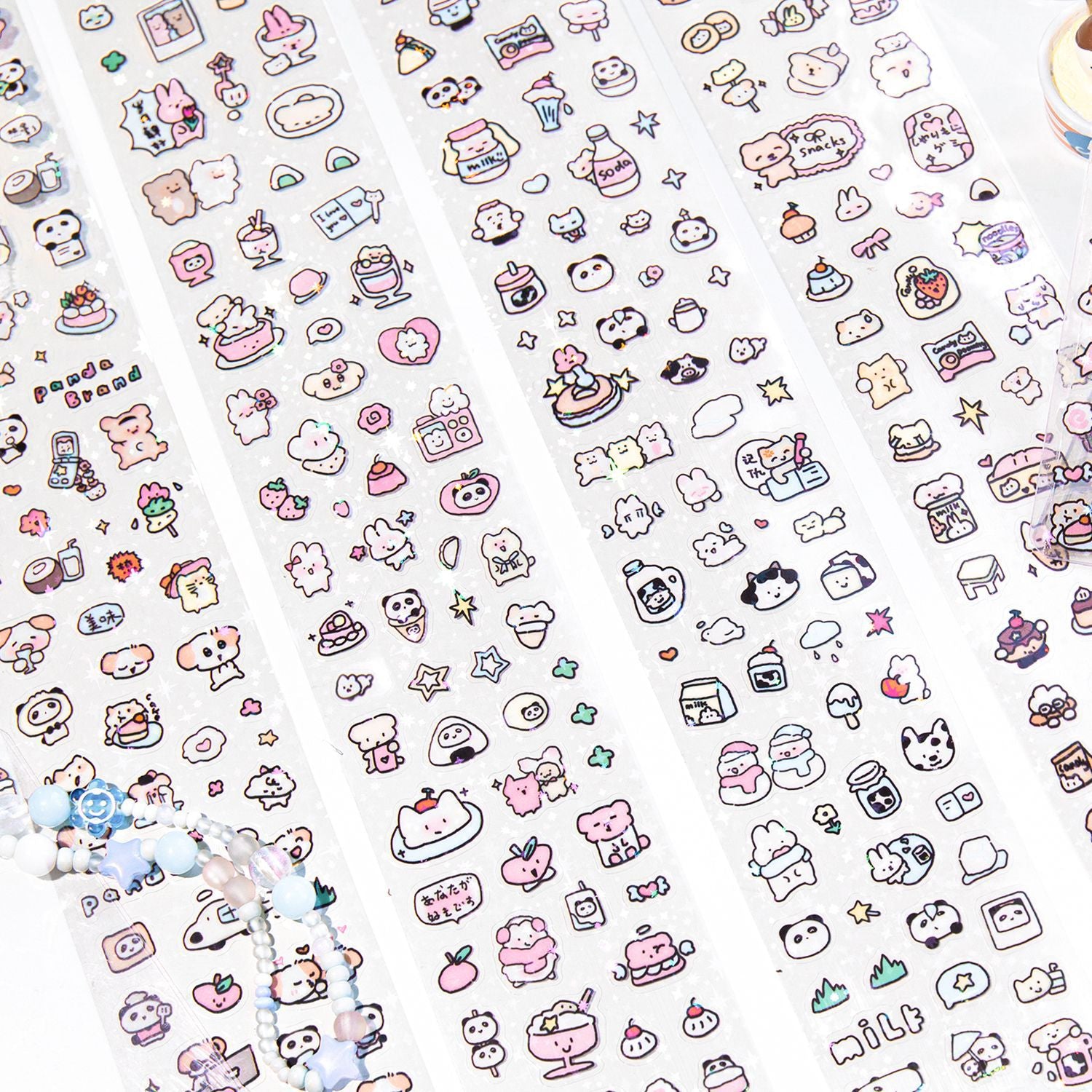 1 Roll Cute PET Stickers Tape KAZX