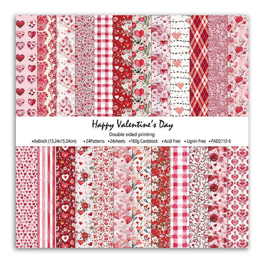 6 inch Scrapbook Paper Pad JYY6113