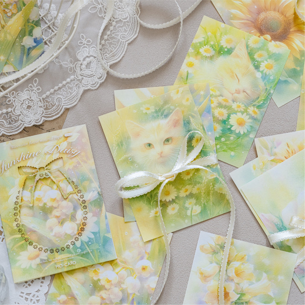 30 Pcs Floral Scrapbook Paper YZHM