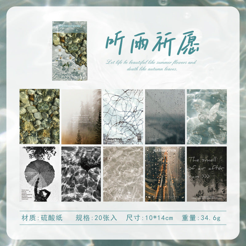 20 Pcs Landscape Scrapbook Paper YDCJ