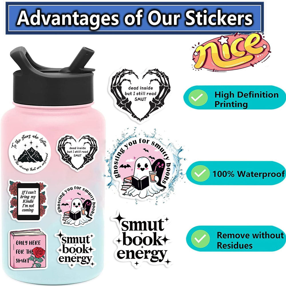 50 Pcs Vinyl Funny Dirty Stickers PMS234