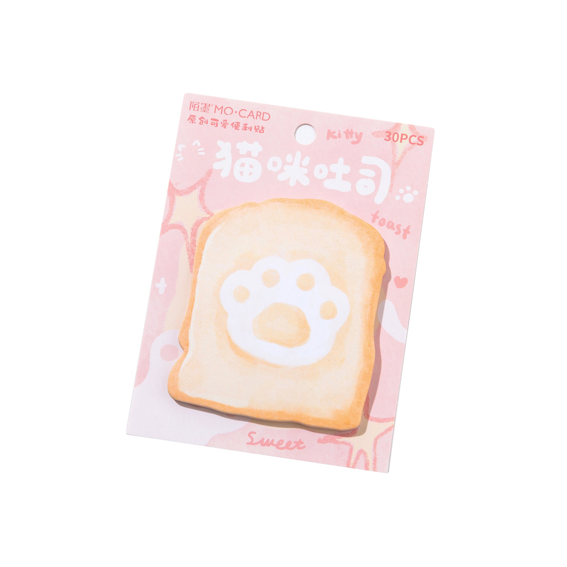 30 Pcs Creative Bread Notepad MZTS