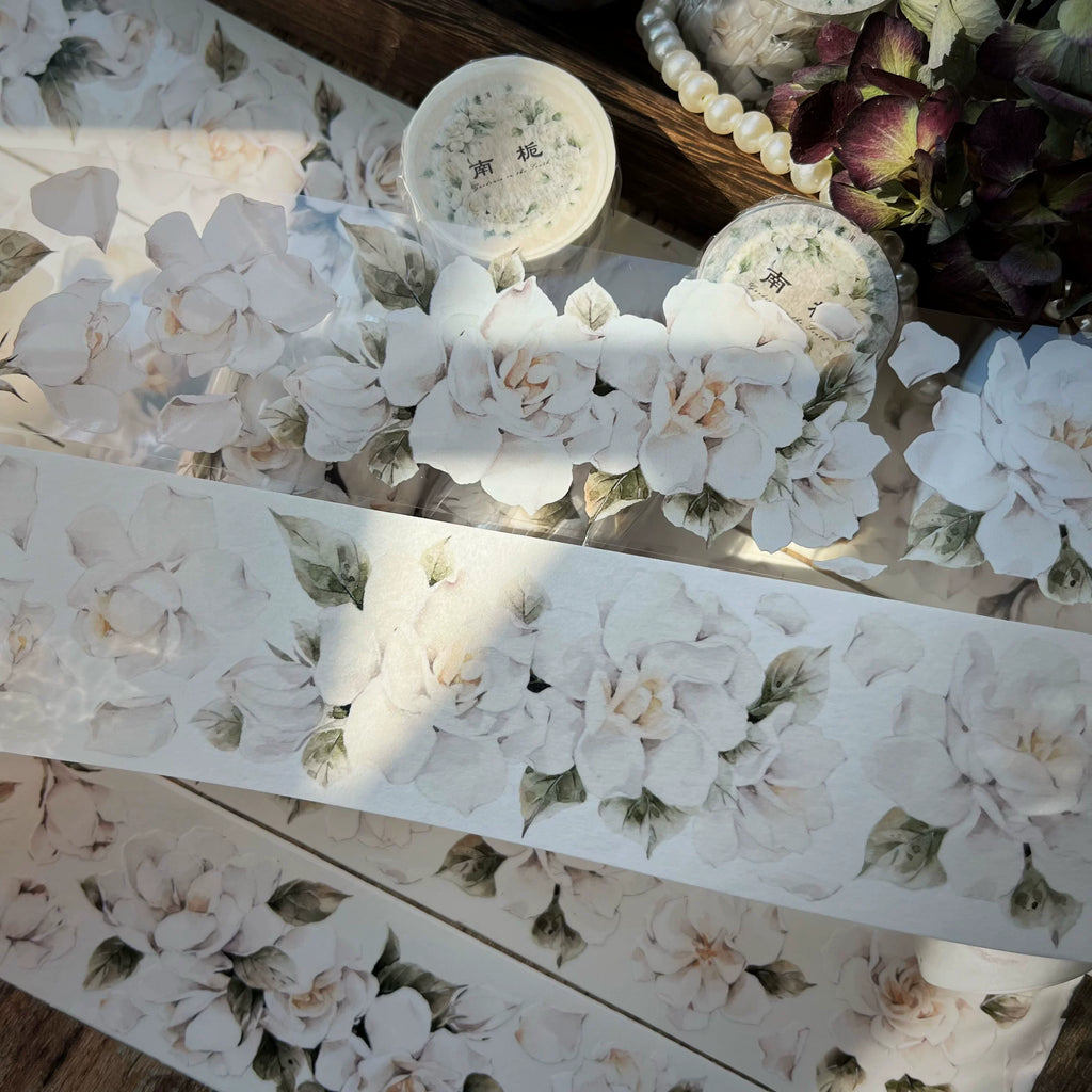 Floral Decorative Tape Rolls- Gardenia Reverie