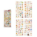 4 Pcs Vintage Cozy Grocery Cafe Stickers - Gourmet Alliance
