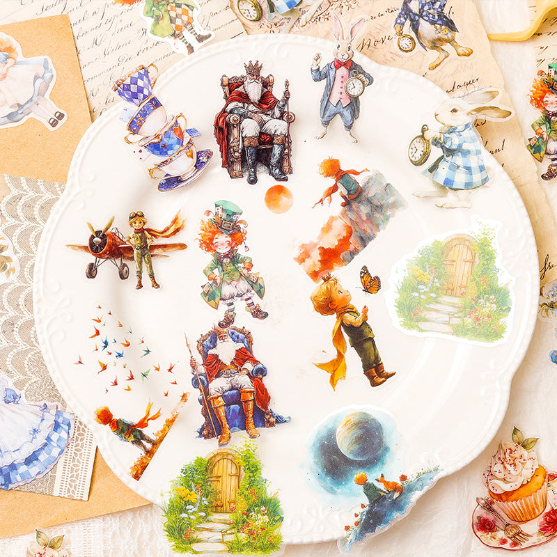 40 Pcs Fairy World PET Stickers QHZL