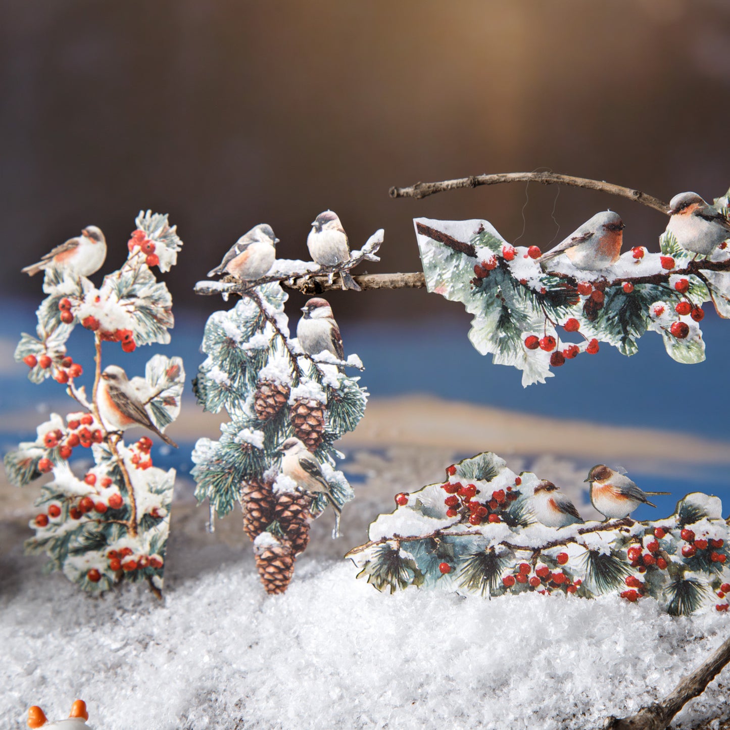 20 Pcs Seasonal Branches Stickers ZYSJ